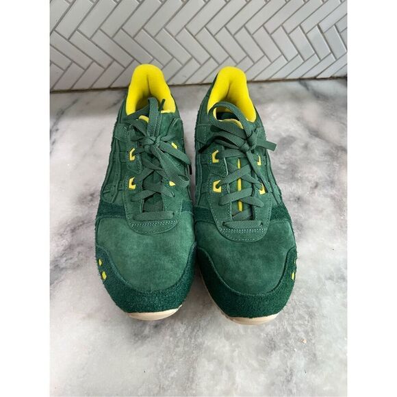 ASICS Gel-Lyte III OG ‘Shamrock’ Green Suede 1201A809-300 Men’s Size 11.5 - Picture 2 of 13